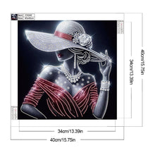 Load image into Gallery viewer, Diamond Painting - Partial Special Shaped - Elegant lady (40*40CM)