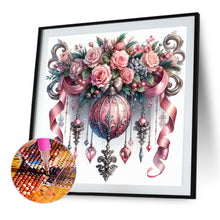 Load image into Gallery viewer, Diamond Painting - Full Round - Christmas ribbon pink ball (40*40CM)
