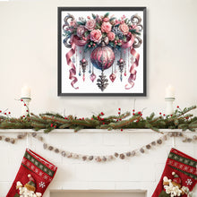 Load image into Gallery viewer, Diamond Painting - Full Round - Christmas ribbon pink ball (40*40CM)