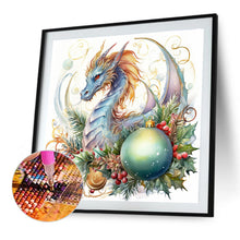 Load image into Gallery viewer, Diamond Painting - Full Round - Christmas flying dragon (40*40CM)