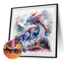 Load image into Gallery viewer, Diamond Painting - Full Round - Mountain blue dragon (40*40CM)