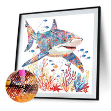 Load image into Gallery viewer, Diamond Painting - Full Round - Undersea shark (40*40CM)