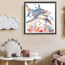 Load image into Gallery viewer, Diamond Painting - Full Round - Undersea shark (40*40CM)