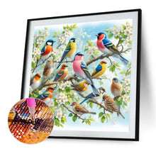 Load image into Gallery viewer, Diamond Painting - Full Round - Flower tree bird (40*40CM)