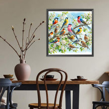 Load image into Gallery viewer, Diamond Painting - Full Round - Flower tree bird (40*40CM)