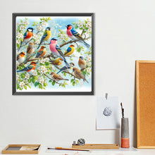 Load image into Gallery viewer, Diamond Painting - Full Round - Flower tree bird (40*40CM)