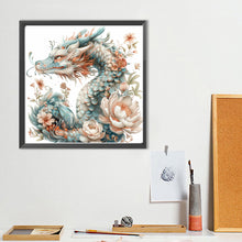 Load image into Gallery viewer, Diamond Painting - Full Round - Peony scale dragon (40*40CM)