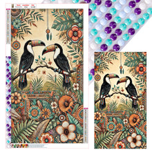 Load image into Gallery viewer, Diamond Painting - Full Round - Abstract toucan (40*70CM)