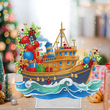 Load image into Gallery viewer, Christmas Acrylic Special Shape Igloo Table Top Diamond Painting Ornament Kits