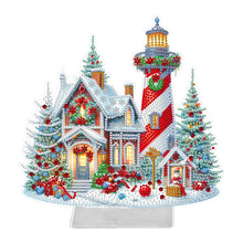 Load image into Gallery viewer, Christmas Acrylic Special Shape Igloo Table Top Diamond Painting Ornament Kits