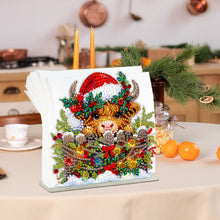 Load image into Gallery viewer, Acrylic Christmas Double Sided Nutcracker Diamond Art Storage Rack for Beginners