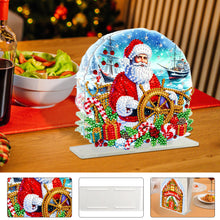 Load image into Gallery viewer, Acrylic Christmas Double Sided Nutcracker Diamond Art Storage Rack for Beginners