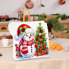 Load image into Gallery viewer, Acrylic Christmas Double Sided Nutcracker Diamond Art Storage Rack for Beginners