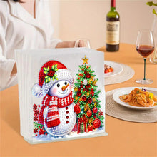 Load image into Gallery viewer, Acrylic Christmas Double Sided Nutcracker Diamond Art Storage Rack for Beginners