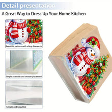 Load image into Gallery viewer, Acrylic Christmas Double Sided Nutcracker Diamond Art Storage Rack for Beginners