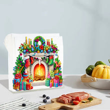 Load image into Gallery viewer, Acrylic Christmas Double Sided Nutcracker Diamond Art Storage Rack for Beginners