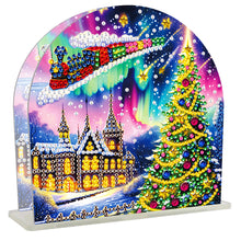 Load image into Gallery viewer, Christmas Acrylic DIY 5D Diamond Art Painting Napkin Holder Set Home Table Decor