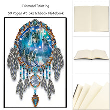 Load image into Gallery viewer, Christmas 5D Diamond Painting Notebook Diamond Art Diary Book for Adults Kids
