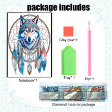 Load image into Gallery viewer, Christmas 5D Diamond Painting Notebook Diamond Art Diary Book for Adults Kids