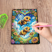 Load image into Gallery viewer, Christmas 5D Diamond Painting Notebook Diamond Art Diary Book for Adults Kids
