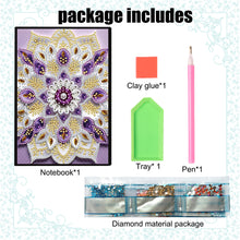 Load image into Gallery viewer, Christmas 5D Diamond Painting Notebook Diamond Art Diary Book for Adults Kids