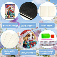 Load image into Gallery viewer, Christmas 5D Diamond Painting Notebook Diamond Art Diary Book for Adults Kids