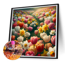 Load image into Gallery viewer, Diamond Painting - Full Round - Tulip flower sea (30*30CM)