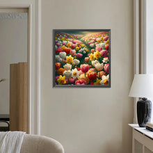 Load image into Gallery viewer, Diamond Painting - Full Round - Tulip flower sea (30*30CM)