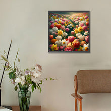 Load image into Gallery viewer, Diamond Painting - Full Round - Tulip flower sea (30*30CM)