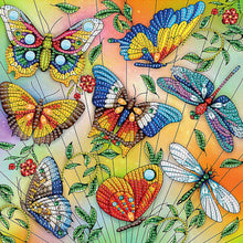 Load image into Gallery viewer, 4Pcs Partial Special Diamond Painting Set - Flying butterfly (30*30CM)