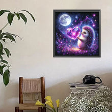 Load image into Gallery viewer, Diamond Painting - Full Square - Glowing hedgehog (40*40CM)