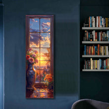 Load image into Gallery viewer, AB Diamond Painting - Full Round - Window scenery (30*90CM)