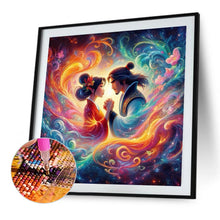 Load image into Gallery viewer, AB Diamond Painting - Full Round - The fairy and the witch (40*40CM)