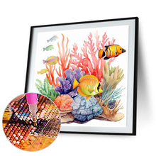 Load image into Gallery viewer, Diamond Painting - Full Round - Waterless sea bottom fish (40*40CM)