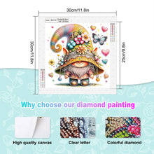 Load image into Gallery viewer, Diamond Painting - Partial Special Shaped - Gnome (30*30CM)
