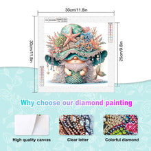 Load image into Gallery viewer, Diamond Painting - Partial Special Shaped - Gnome (30*30CM)