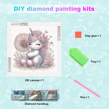Load image into Gallery viewer, Diamond Painting - Partial Special Shaped - Unicorn (30*30CM)