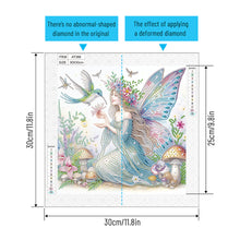 Load image into Gallery viewer, Diamond Painting - Partial Special Shaped - Elf fairy (30*30CM)