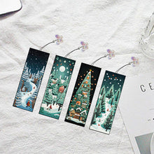 Load image into Gallery viewer, 4Pcs Special Shaped Christmas Animal Diamond Painting Bookmark for Reading Lover