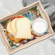 Load image into Gallery viewer, Wooden Christmas Rabbit 5D Diamond Painting Tray Art Craft for Desk Coffee Table