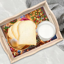 Load image into Gallery viewer, Wooden Christmas Rabbit 5D Diamond Painting Tray Art Craft for Desk Coffee Table