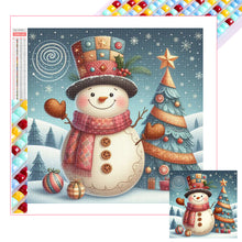 Load image into Gallery viewer, Diamond Painting - Full Square - Christmas snowman (40*40CM)