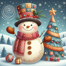 Load image into Gallery viewer, Diamond Painting - Full Square - Christmas snowman (40*40CM)