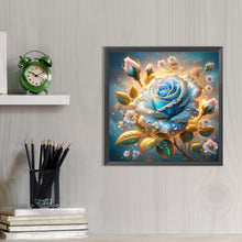 Load image into Gallery viewer, AB Diamond Painting - Full Round - Beautiful Blue Roses (40*40CM)