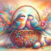 Load image into Gallery viewer, AB Diamond Painting - Full Round - Flower Baskets and Birds (40*40CM)