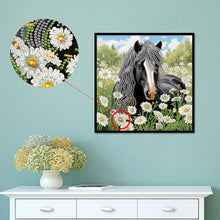 Load image into Gallery viewer, Diamond Painting - Partial Special Shaped - Horse (30*30CM)