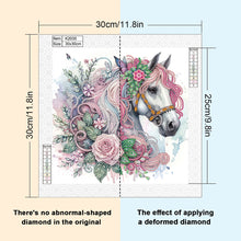 Load image into Gallery viewer, Diamond Painting - Partial Special Shaped - Horse (30*30CM)