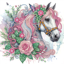 Load image into Gallery viewer, Diamond Painting - Partial Special Shaped - Horse (30*30CM)