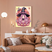 Load image into Gallery viewer, Diamond Painting - Full Round - Pumpkin witch (30*40CM)