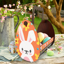 Load image into Gallery viewer, Wooden Special Shaped Easter Egg Bunny Diamond Painting DIY Basket for Beginners